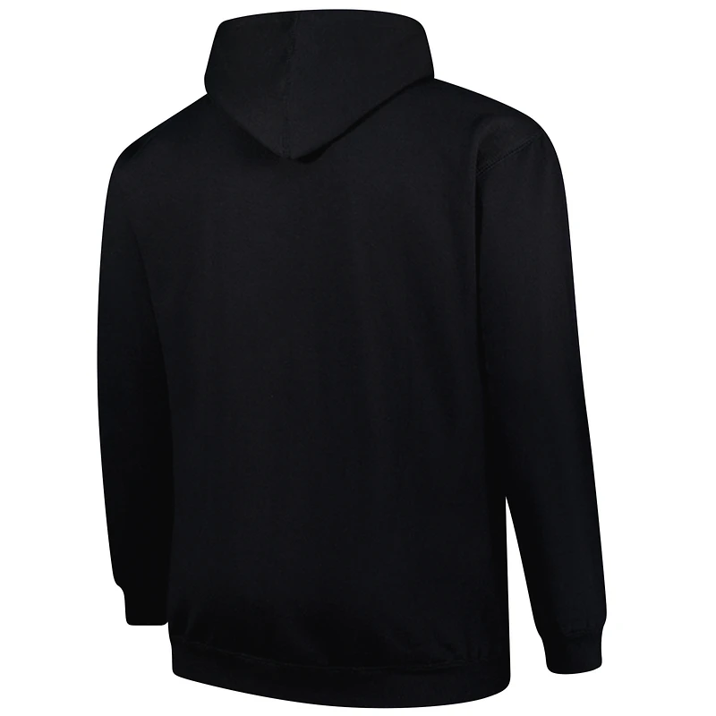 Men's Fanatics Black Atlanta Falcons Big & Tall Pop Pullover Hoodie