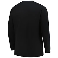 Men's Fanatics Black Atlanta Falcons Big & Tall Throwback Thermal Long Sleeve T-Shirt
