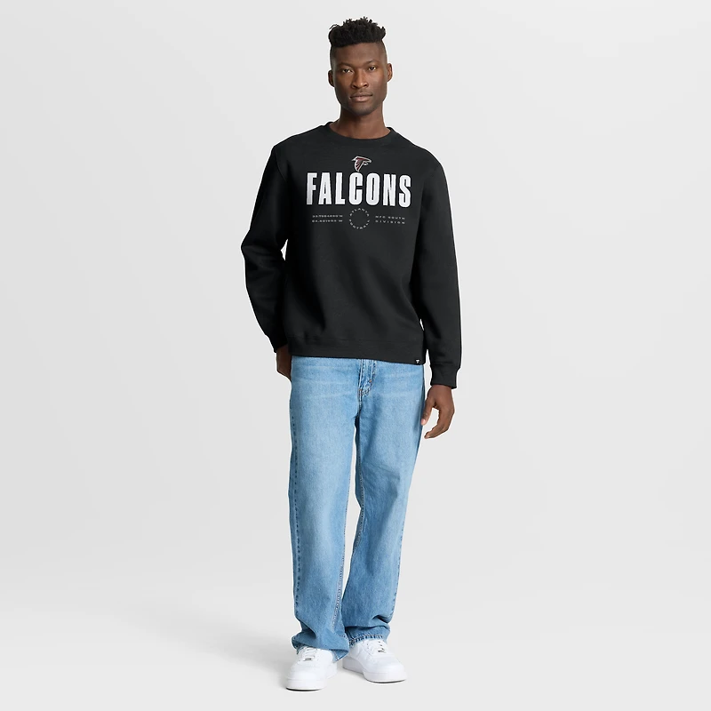 Sweat-shirt noir Fanatics pour homme, motif Legacy des Atlanta Falcons Direct Handoff