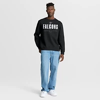 Sweat-shirt noir Fanatics pour homme, motif Legacy des Atlanta Falcons Direct Handoff