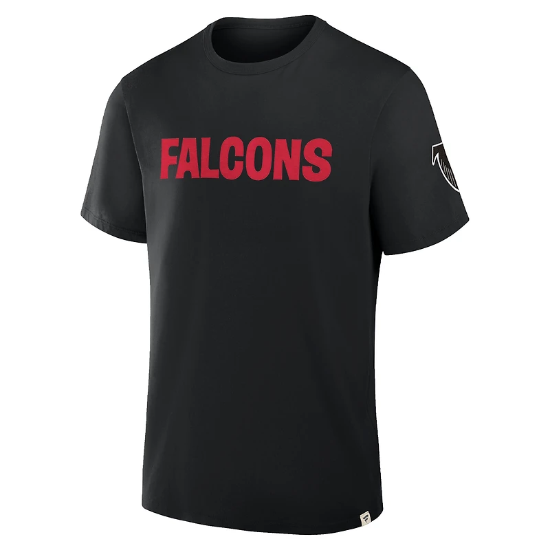 Men's Fanatics Black Atlanta Falcons Elevated Classic Legacy T-Shirt