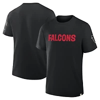 T-shirt classique noir Fanatics des Falcons d'Atlanta pour homme