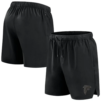 Short Fanatics noir pour homme, micro ton sur ton
