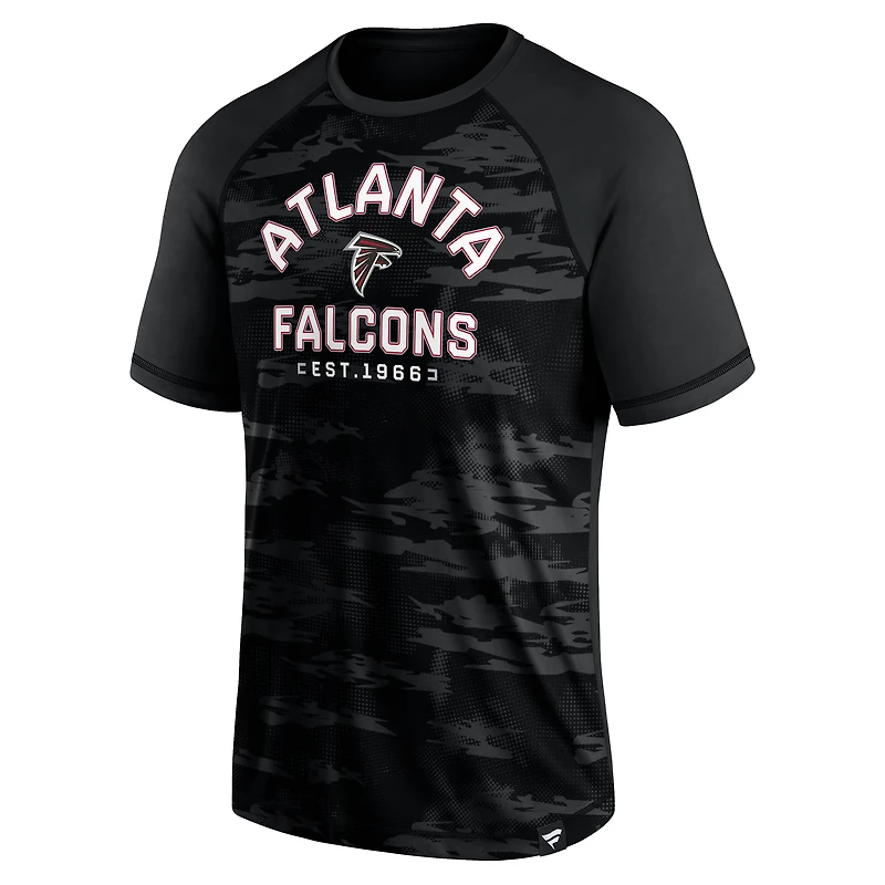 T-shirt raglan Hail Mary pour hommes, noir, Atlanta Falcons Fanatics