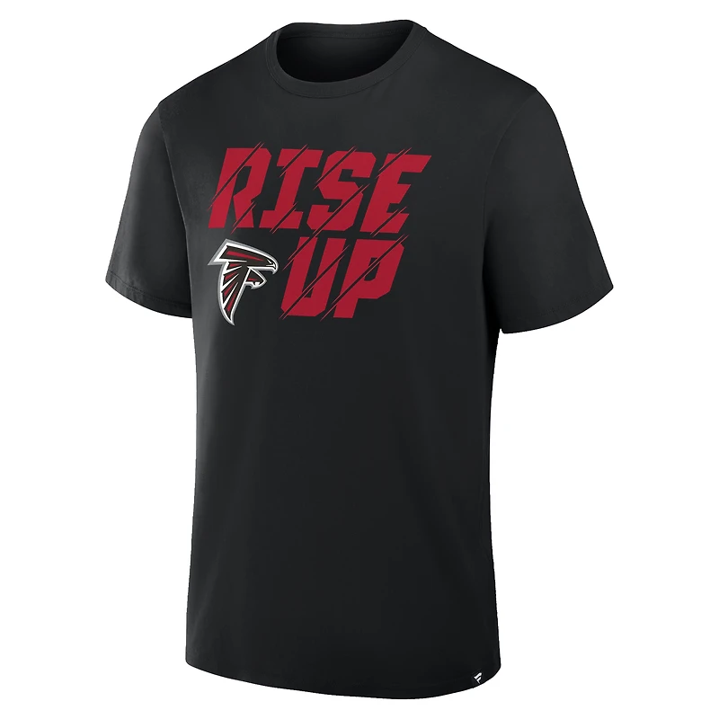 T-shirt noir Fanatics pour homme, motif Hometown True Favorite des Falcons d'Atlanta