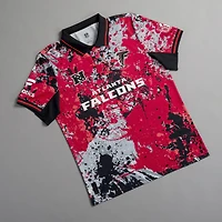 Men's Fanatics Black Atlanta Falcons NFL Football x Collared Fan Top