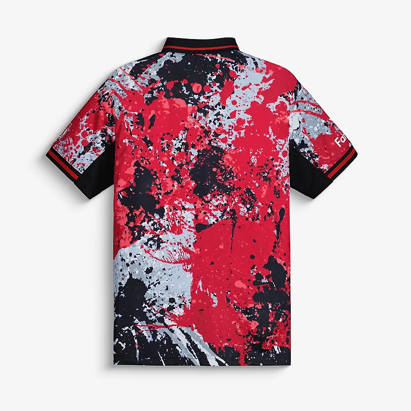 Men's Fanatics Black Atlanta Falcons NFL Football x Collared Fan Top