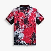 Men's Fanatics Black Atlanta Falcons NFL Football x Collared Fan Top