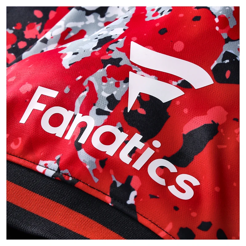 Men's Fanatics Black Atlanta Falcons NFL Football x Collared Fan Top