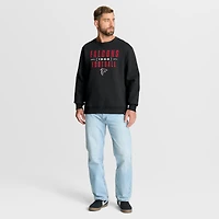 Sweat-shirt noir Fanatics pour homme, motif Powerful Throw Legacy des Falcons d'Atlanta
