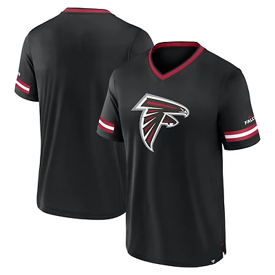 T-shirt à rayures Fanatics pour homme, noir, Atlanta Falcons