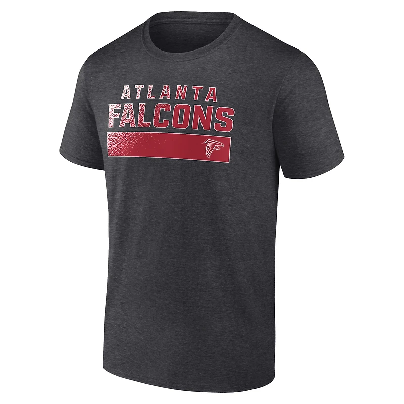 T-shirt fanatiques anthracite des Falcons d'Atlanta pour hommes