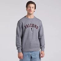 Men's Fanatics  Heather Gray Atlanta Falcons Loop Terry Pullover Sweatshirt