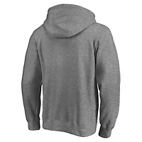Men's Fanatics Heathered Gray Atlanta Falcons Big & Tall Primary Logo Pullover Hoodie