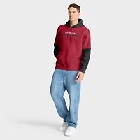 Sweat à capuche rouge Fanatics pour homme avec casque des Falcons d'Atlanta