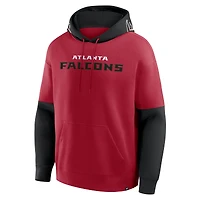 Men's Fanatics Red Atlanta Falcons Helmet Pullover Hoodie