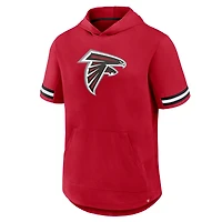 Men's Fanatics Red Atlanta Falcons Optimal Play Short Sleeve Hooded T-Shirt