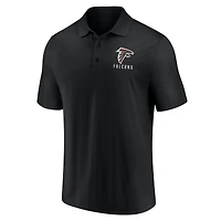 Ensemble de deux polos Lockup Atlanta Falcons Fanatics blanc/noir pour hommes