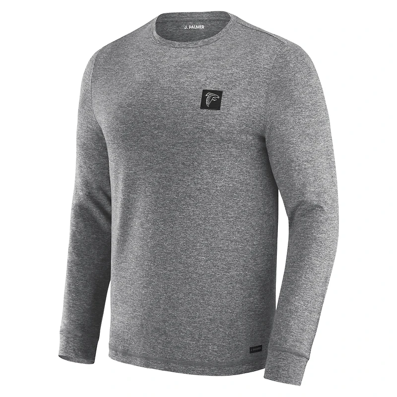 Men's J. Palmer Black Atlanta Falcons Four Down Long Sleeve T-Shirt
