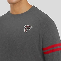 Men's J. Palmer Dark Heather Gray Atlanta Falcons Players Lounge Raglan Tri-Blend Sweatshirt