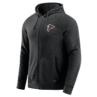 Men's J. Palmer Dark Heather Gray Atlanta Falcons Players Lounge Tri-Blend Full-Zip Hoodie
