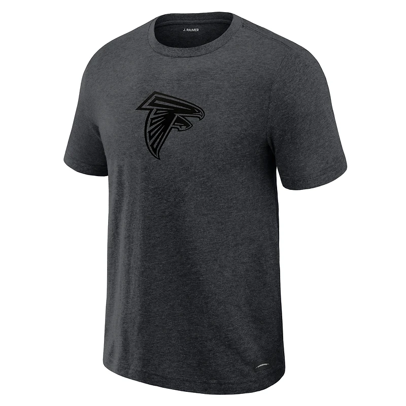 Men's J. Palmer  Graphite Atlanta Falcons Players Lounge Tri-Blend T-Shirt