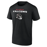Men's Kirk Cousins Black Atlanta Falcons Team Wordmark Name & Number T-Shirt
