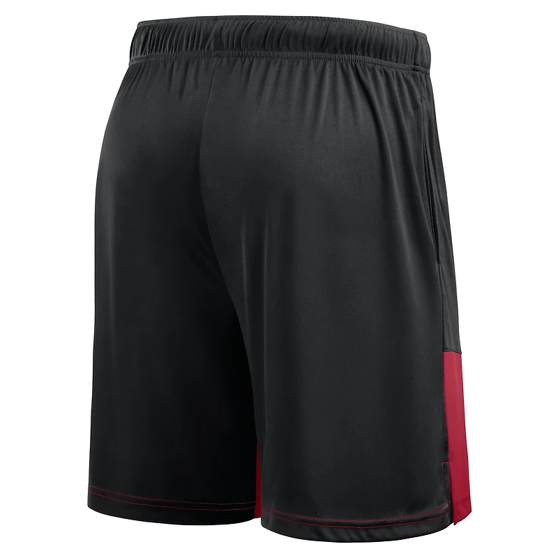 Short de sport noir avec logo pour homme des Falcons d'Atlanta, le meilleur meilleurs