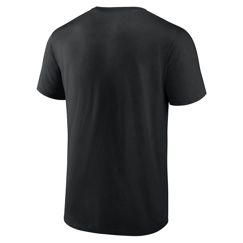 T-shirt noir à logo principal des Falcons d'Atlanta pour homme