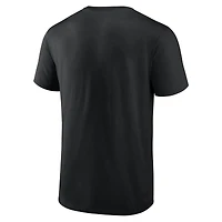 T-shirt noir à logo principal des Falcons d'Atlanta pour homme