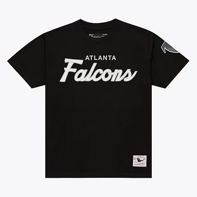 Men's Mitchell & Ness Black Atlanta Falcons Head Coach Classic T-Shirt