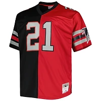 Maillot de réplique joueur retraité Mitchell & Ness Deion Sanders pour hommes, noir/rouge, Atlanta Falcons Big Tall Split Legacy
