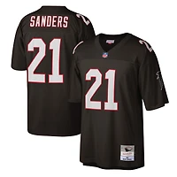 Maillot réplique Legacy Mitchell & Ness Deion Sanders blanc des Falcons d'Atlanta pour homme