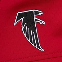 Sweat à capuche rouge pour homme Mitchell & Ness Deion Sanders avec nom et numéro de joueur des Falcons d'Atlanta Legacy Jersey