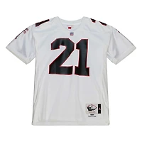 Maillot de joueur retraité authentique Mitchell & Ness Deion Sanders des Atlanta Falcons 1991 blanc