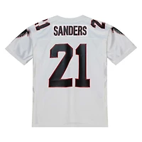 Maillot de joueur retraité authentique Mitchell & Ness Deion Sanders des Atlanta Falcons 1991 blanc