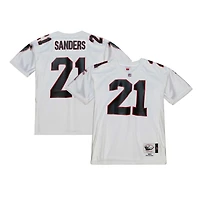 Maillot de joueur retraité authentique Mitchell & Ness Deion Sanders des Atlanta Falcons 1991 blanc
