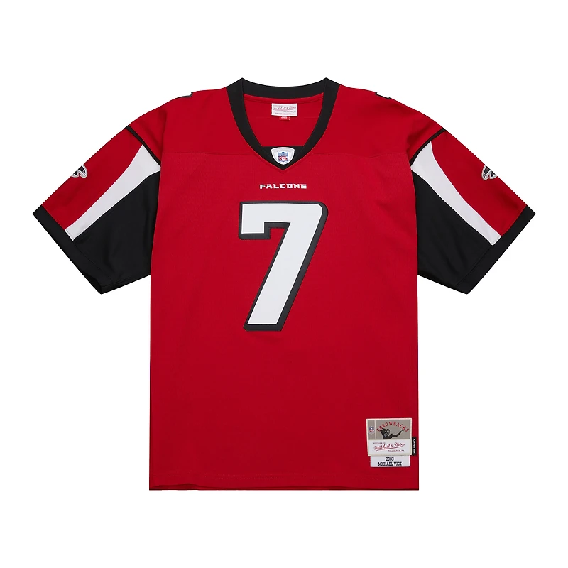 Men's Mitchell & Ness Michael Vick Red Atlanta Falcons 2003 Legacy Replica Jersey