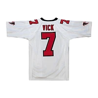 Men's Mitchell & Ness Michael Vick White Atlanta Falcons 2001 Authentic Throwback Retired Player Jersey