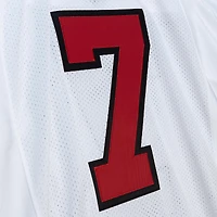 Men's Mitchell & Ness Michael Vick White Atlanta Falcons 2001 Authentic Throwback Retired Player Jersey