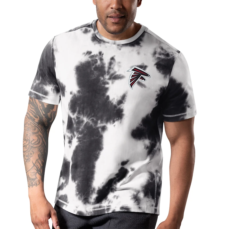 T-shirt freestyle tie-dye MSX by Michael Strahan pour hommes, noir, Atlanta Falcons