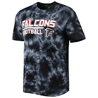 T-shirt MSX by Michael Strahan noir Atlanta Falcons Recovery Tie-Dye pour homme