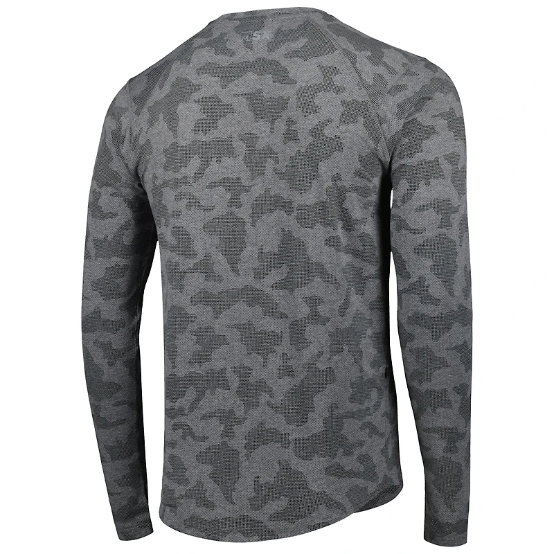 T-shirt à manches longues MSX by Michael Strahan pour homme gris Atlanta Falcons Performance Camo