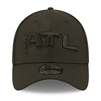 Men's New Era Atlanta Falcons Black On Alternate Logo 39THIRTY Flex Hat