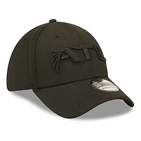Casquette Flex 39THIRTY avec logo alternatif des Atlanta Falcons de New Era pour homme, noir sur