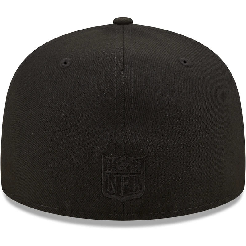 Men's New Era Atlanta Falcons Black on Alternate Logo 59FIFTY Fitted Hat