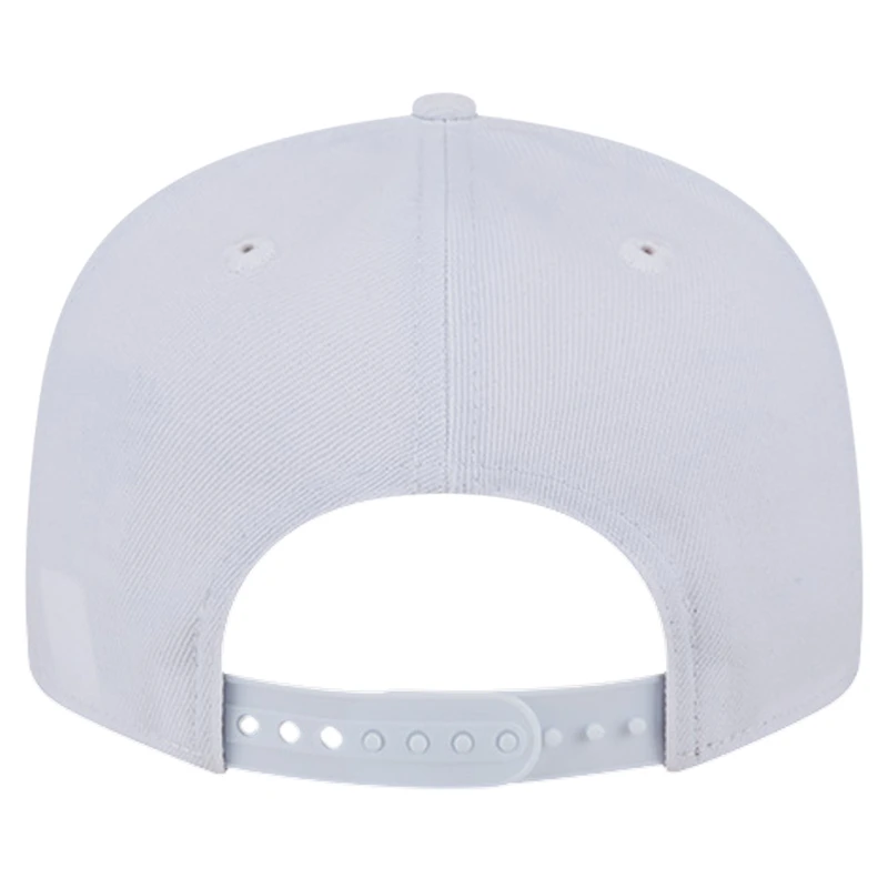 Casquette Snapback 9FIFTY Main Blanc sur Blanc des Atlanta Falcons New Era pour hommes