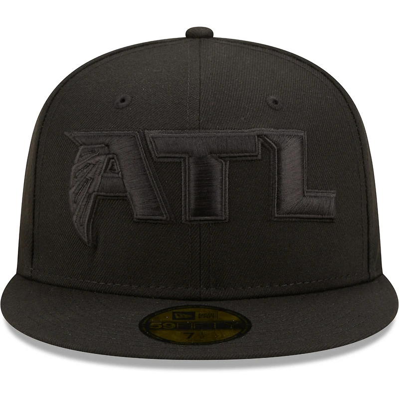 Casquette ajustée 59FIFTY noir sur pour homme des Atlanta Falcons New Era