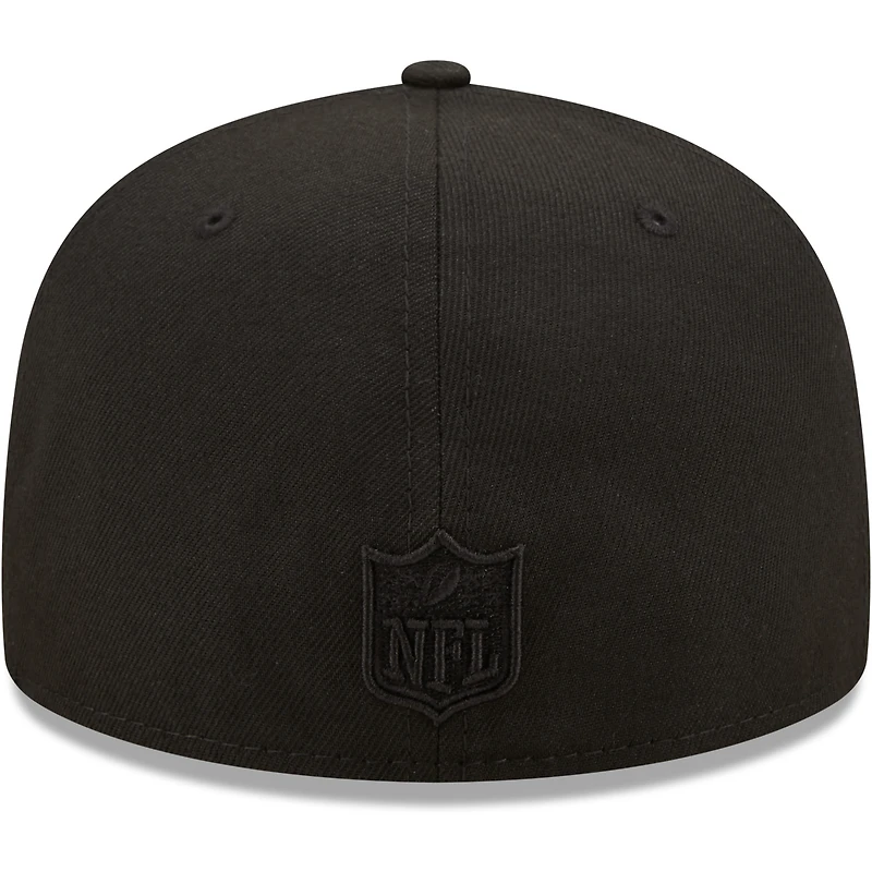 Men's New Era Atlanta Falcons Team Black on Alternate 59FIFTY Fitted Hat