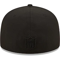Men's New Era Atlanta Falcons Team Black on Alternate 59FIFTY Fitted Hat